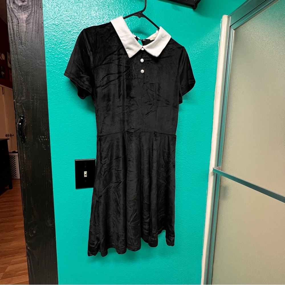 Velvet Wednesday Addams Dress